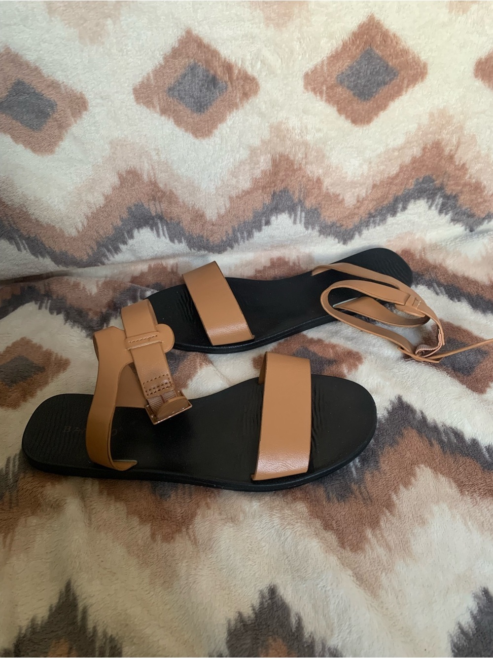 Bamboo sandals size 6.5wmns